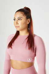 Aspire Long Sleeve Crop top