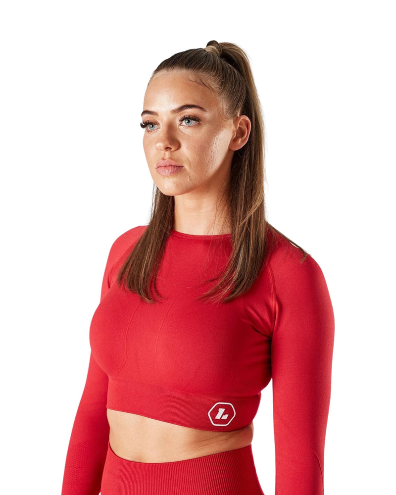 Aspire Long Sleeve Crop top