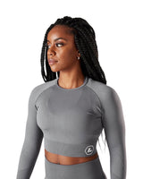 Aspire Long Sleeve Crop top