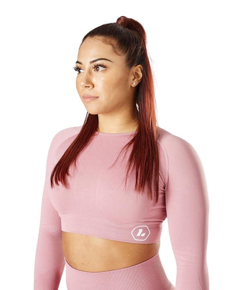 Aspire Long Sleeve Crop top