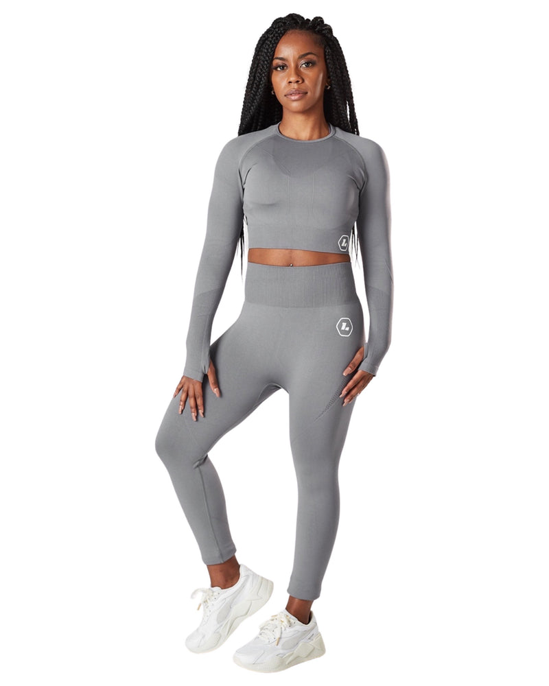 Aspire Long Sleeve Crop top